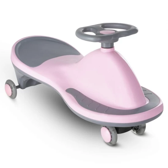 Masinuta gravitationala Kidwell Rollo Pink cu roti LED, 3+ ani, pana la 100 kg