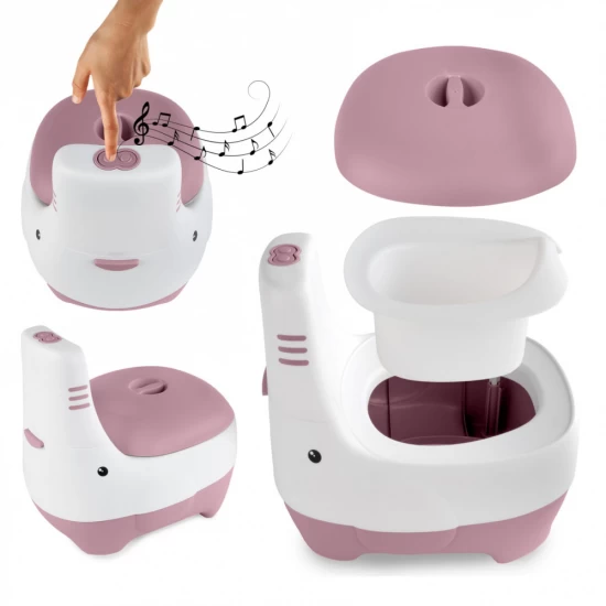 Olita interactiva pentru copii cu sunet, Kidwell Fino, alb si rose, 18 luni +