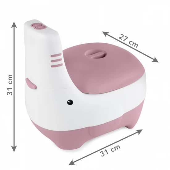 Olita interactiva pentru copii cu sunet, Kidwell Fino, alb si rose, 18 luni +
