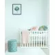 Patut bebe din lemn masiv, laterala culisabila si inaltime reglabila a saltelei, bedside Alice Alb, 100x50 cm Patut bebe din lemn masiv, laterala culisabila si inaltime reglabila a saltelei, bedside Alice Alb, 100x50 cm