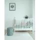 Patut bebe din lemn masiv, laterala culisabila si inaltime reglabila a saltelei, bedside Alice Alb, 100x50 cm Patut bebe din lemn masiv, laterala culisabila si inaltime reglabila a saltelei, bedside Alice Alb, 100x50 cm
