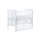 Patut bebe din lemn masiv, laterala culisabila si inaltime reglabila a saltelei, bedside Alice Alb, 100x50 cm Patut bebe din lemn masiv, laterala culisabila si inaltime reglabila a saltelei, bedside Alice Alb, 100x50 cm