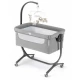 Patut co-sleeper 2 in 1 cu laterala culisanta, setare unghiulara, roti, reglabil in 8 pozitii pe inaltime, Cullami, Gri Patut co-sleeper 2 in 1 cu laterala culisanta, setare unghiulara, roti, reglabil in 8 pozitii pe inaltime, Cullami, Gri