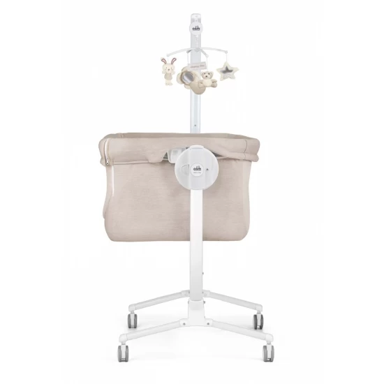 Patut co-sleeper 2 in 1 cu laterala culisanta, setare unghiulara, roti, reglabil in 8 pozitii pe inaltime, Cullami, Gri Patut co-sleeper 2 in 1 cu laterala culisanta, setare unghiulara, roti, reglabil in 8 pozitii pe inaltime, Cullami, Gri