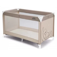 Patut pliant voiaj ultraportabil pentru copii Sonno Bej