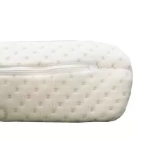 Perna din spuma T18, antiregurgitare pentru bebelusi, plan inclinat, husa detasabila Silver, efect antimicrobian superior, 60x38 cm