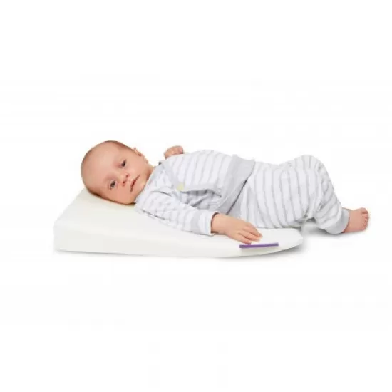 Perna din spuma T18, antiregurgitare pentru bebelusi, plan inclinat, husa detasabila bumbac, 60x38 cm Perna din spuma T18, antiregurgitare pentru bebelusi, plan inclinat, husa detasabila bumbac, 60x38 cm