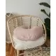 Perna pentru gravide si alaptare, 100% in si umplutura ferma, antialergica, Big cu maner, Roz pudra, BabyLy Perna pentru gravide si alaptare, 100% in si umplutura ferma, antialergica, Big cu maner, Roz pudra, BabyLy