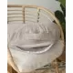 Perna pentru gravide si alaptare, 100% in si umplutura ferma, antialergica, Big cu maner, Roz pudra, BabyLy Perna pentru gravide si alaptare, 100% in si umplutura ferma, antialergica, Big cu maner, Roz pudra, BabyLy