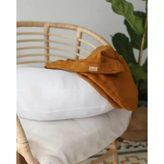 Perna pentru gravide si alaptare, 100% in si umplutura ferma, antialergica, Big cu maner, Roz pudra, BabyLy Perna pentru gravide si alaptare, 100% in si umplutura ferma, antialergica, Big cu maner, Roz pudra, BabyLy