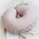 Perna pentru gravide si alaptare, bumbac brodat si umplutura ferma, antialergica, Big cu maner, Roz, BabyLy Perna pentru gravide si alaptare, bumbac brodat si umplutura ferma, antialergica, Big cu maner, Roz, BabyLy
