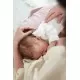 Perna pentru gravide si alaptare, bumbac brodat si umplutura ferma, antialergica, Big cu maner, Roz, BabyLy Perna pentru gravide si alaptare, bumbac brodat si umplutura ferma, antialergica, Big cu maner, Roz, BabyLy
