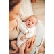 Perna pentru gravide si alaptare, catifea si umplutura antialergica, Big cu buzunare, Bej vintage, BabySteps Perna pentru gravide si alaptare, catifea si umplutura antialergica, Big cu buzunare, Bej vintage, BabySteps