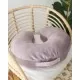 Perna pentru gravide si alaptare, catifea velvet si umplutura ferma, antialergica, Big cu maner, Lila, BabyLy Perna pentru gravide si alaptare, catifea velvet si umplutura ferma, antialergica, Big cu maner, Lila, BabyLy