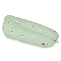 Perna pentru gravide si alaptare, husa detasabila din bumbac 100%, 190 cm, Funny Farm