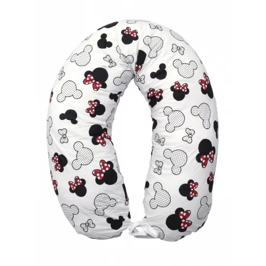 Perna pentru gravide si alaptare, husa detasabila din bumbac 100% si umplutura antialergica BabySoft Miki Amy Perna pentru gravide si alaptare, husa detasabila din bumbac 100% si umplutura antialergica BabySoft Miki Amy