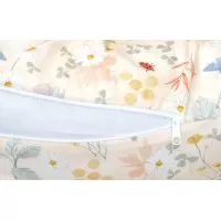 Perna pentru gravide si alaptare, husa detasabila din bumbac 100% si umplutura antialergica BabySoft   , Lunca Bej, Amy