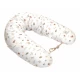 Perna pentru gravide si alaptare, husa detasabila din bumbac 100% si umplutura antialergica BabySoft, Comori din natura, Amy Perna pentru gravide si alaptare, husa detasabila din bumbac 100% si umplutura antialergica BabySoft, Comori din natura, Amy
