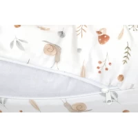 Perna pentru gravide si alaptare, husa detasabila din bumbac 100% si umplutura antialergica BabySoft, Comori din natura, Amy