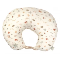 Perna pentru gravide si alaptare, husa detasabila din bumbac 100% si umplutura antialergica BabySoft, Comori din natura, Amy