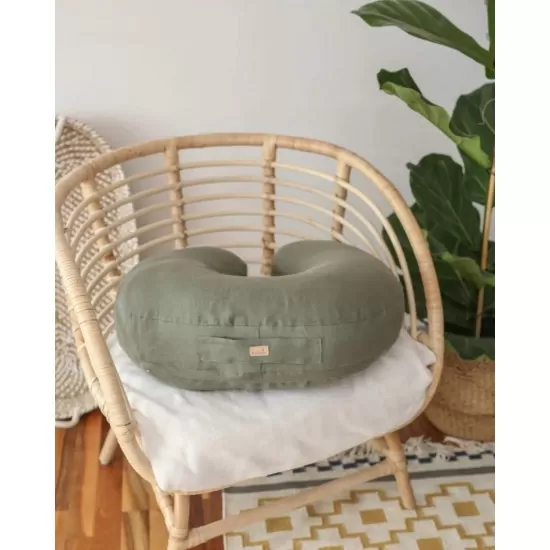 Perna pentru gravide si alaptare, in si umplutura ferma, antialergica, Big cu maner, Forest Green, BabyLy Perna pentru gravide si alaptare, in si umplutura ferma, antialergica, Big cu maner, Forest Green, BabyLy