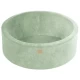 Piscina cu bile rotunda MeowBaby Velvet Sage Olive 90x30 cm cu 200 bile alb/portocaliu/verde deschis/galben pastel