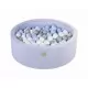 Piscina uscata cu 200 de bile (Alb, baby blue, gri) MeowBaby 90x30 cm Catifea Baby Blue Piscina uscata cu 200 de bile (Alb, baby blue, gri) MeowBaby 90x30 cm Catifea Baby Blue