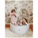 Piscina uscata cu 200 de bile (Alb, Gri, Roz Pastel) MeowBaby 90x30 cm Gri deschis Piscina uscata cu 200 de bile (Alb, Gri, Roz Pastel) MeowBaby 90x30 cm Gri deschis