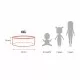 Piscina uscata cu 200 de bile (Alb) MeowBaby, 90x30 cm, Gri Deschis Piscina uscata cu 200 de bile (Alb) MeowBaby, 90x30 cm, Gri Deschis