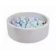 Piscina uscata cu 200 de bile MeowBaby 90x30 cm Gri deschis Piscina uscata cu 200 de bile MeowBaby 90x30 cm Gri deschis