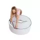 Piscina uscata cu 200 de bile MeowBaby 90x30 cm Gri deschis Piscina uscata cu 200 de bile MeowBaby 90x30 cm Gri deschis
