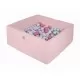 Piscina uscata cu 200 de bile (mint, baby blue, roz deschis, roz pastel) MeowBaby, 90x90x40 cm, Roz deschis Piscina uscata cu 200 de bile (mint, baby blue, roz deschis, roz pastel) MeowBaby, 90x90x40 cm, Roz deschis