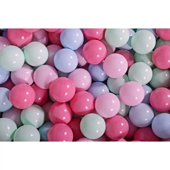 Piscina uscata cu 200 de bile (mint, baby blue, roz deschis, roz pastel) MeowBaby, 90x90x40 cm, Roz deschis Piscina uscata cu 200 de bile (mint, baby blue, roz deschis, roz pastel) MeowBaby, 90x90x40 cm, Roz deschis