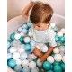 Piscina uscata cu 200 de bile (Turcoaz, Babyblue, Transparent, Alb) MeowBaby 90x30 cm Gri deschis Piscina uscata cu 200 de bile (Turcoaz, Babyblue, Transparent, Alb) MeowBaby 90x30 cm Gri deschis