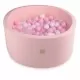 Piscina uscata cu 250 de bile (Alb perlat, Transparent, Roz Pastel) MeowBaby Amour 90x40 cm roz deschis Piscina uscata cu 250 de bile (Alb perlat, Transparent, Roz Pastel) MeowBaby Amour 90x40 cm roz deschis