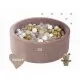 Piscina uscata cu 250 de bile (Auriu, Alb, Transparent, Bej) MeowBaby Teddy Bear 90x30 cm Catifea Bej Piscina uscata cu 250 de bile (Auriu, Alb, Transparent, Bej) MeowBaby Teddy Bear 90x30 cm Catifea Bej