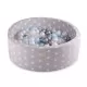 Piscina uscata cu 250 de bile (Babyblue, Alb perlat, Silver, Transparent) MeowBaby Frozen 90x30 cm Gri deschis Piscina uscata cu 250 de bile (Babyblue, Alb perlat, Silver, Transparent) MeowBaby Frozen 90x30 cm Gri deschis