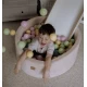 Piscina uscata cu 250 de bile (Pastel Roz si Galben, verde deschis) MeowBaby, Spring, Catifea Ecru Piscina uscata cu 250 de bile (Pastel Roz si Galben, verde deschis) MeowBaby, Spring, Catifea Ecru