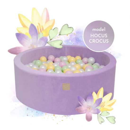 Piscina uscata cu 250 de bile (Pastel Roz si Galben, verde deschis, alb perlat) MeowBaby, Hocus Crocus, Catifea Lila Piscina uscata cu 250 de bile (Pastel Roz si Galben, verde deschis, alb perlat) MeowBaby, Hocus Crocus, Catifea Lila