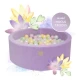 Piscina uscata cu 250 de bile (Pastel Roz si Galben, verde deschis, alb perlat) MeowBaby, Hocus Crocus, Catifea Lila Piscina uscata cu 250 de bile (Pastel Roz si Galben, verde deschis, alb perlat) MeowBaby, Hocus Crocus, Catifea Lila