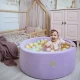 Piscina uscata cu 250 de bile (Pastel Roz si Galben, verde deschis, alb perlat) MeowBaby, Hocus Crocus, Catifea Lila Piscina uscata cu 250 de bile (Pastel Roz si Galben, verde deschis, alb perlat) MeowBaby, Hocus Crocus, Catifea Lila