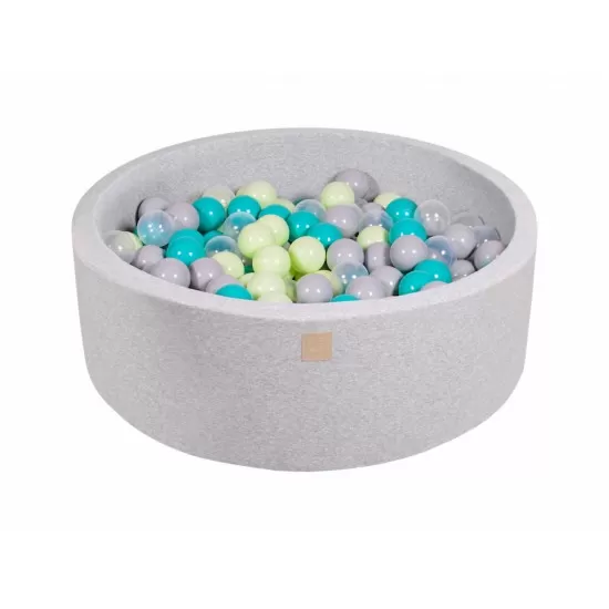 Piscina uscata cu 250 de bile (Turcoaz, Transparent, Verde, Gri) MeowBaby Jungle 90x30 cm Gri Deschis Piscina uscata cu 250 de bile (Turcoaz, Transparent, Verde, Gri) MeowBaby Jungle 90x30 cm Gri Deschis