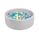 Piscina uscata cu 250 de bile (Turcoaz, Transparent, Verde, Gri) MeowBaby Jungle 90x30 cm Gri Deschis Piscina uscata cu 250 de bile (Turcoaz, Transparent, Verde, Gri) MeowBaby Jungle 90x30 cm Gri Deschis