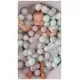 Piscina uscata cu 300 de bile (Alb, Gri, Mint) MeowBaby 90x40 cm Gri Deschis Piscina uscata cu 300 de bile (Alb, Gri, Mint) MeowBaby 90x40 cm Gri Deschis