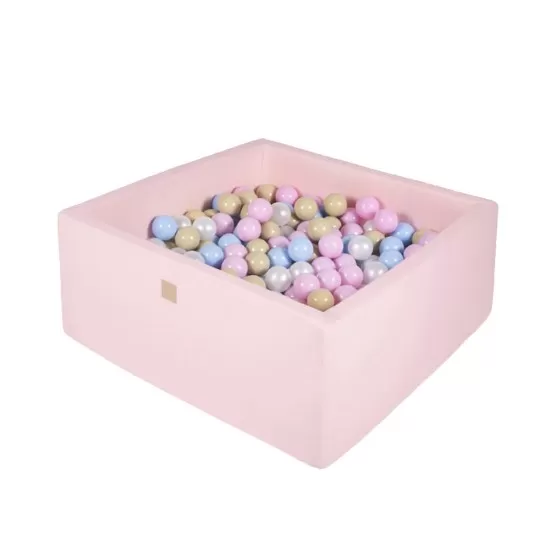 Piscina uscata cu 300 de bile (babyblue, bej, alb perlat, roz pastel) MeowBaby Candy 90x90x40 cm Roz Piscina uscata cu 300 de bile (babyblue, bej, alb perlat, roz pastel) MeowBaby Candy 90x90x40 cm Roz
