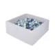 Piscina uscata cu 300 de bile (babyblue, mint, blue perlat, transparent) MeowBaby Blue Lagoon 90x90x40 cm Gri Piscina uscata cu 300 de bile (babyblue, mint, blue perlat, transparent) MeowBaby Blue Lagoon 90x90x40 cm Gri