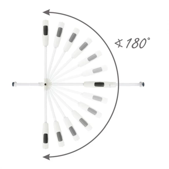 Poarta de siguranta pentru copii Kidwell Guarda 74-105 cm Alb