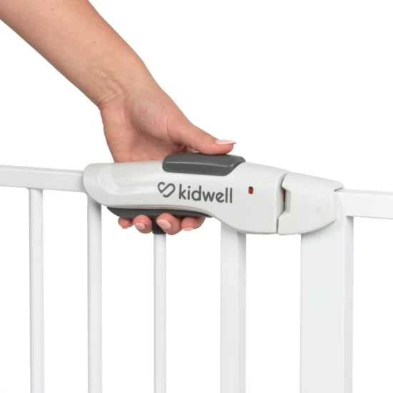Poarta de siguranta pentru copii Kidwell Guarda 74-105 cm Alb
