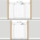 Poarta de siguranta pentru copii Kidwell Guarda 74-105 cm Alb