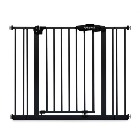 Poarta de siguranta pentru copii Kidwell Guarda 74-105 cm Negru
